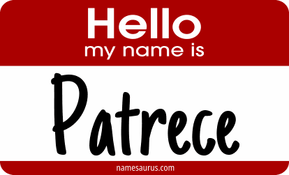 Hello my name is Patrece png download
