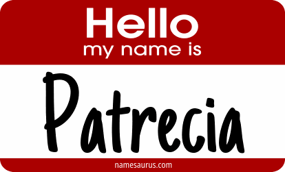 Hello my name is Patrecia png download