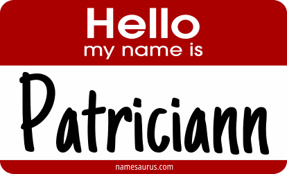 Hello my name is Patriciann png download