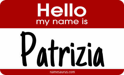 Hello my name is Patrizia png download