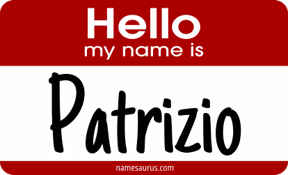 Hello my name is Patrizio png download