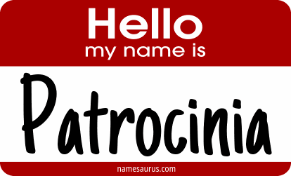 Hello my name is Patrocinia png download