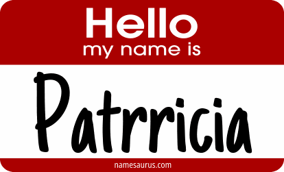 Hello my name is Patrricia png download