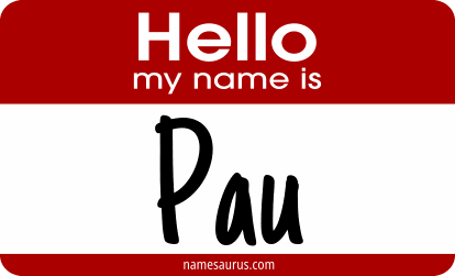 Hello my name is Pau png download