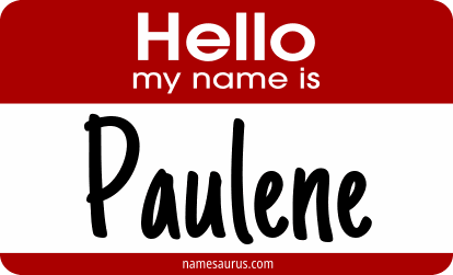 Hello my name is Paulene png download