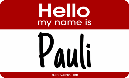 Hello my name is Pauli png download