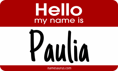 Hello my name is Paulia png download