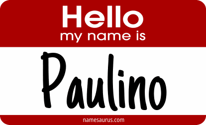 Hello my name is Paulino png download