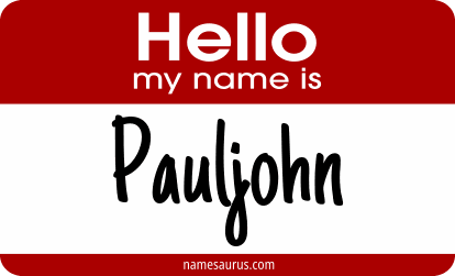Hello my name is Pauljohn png download