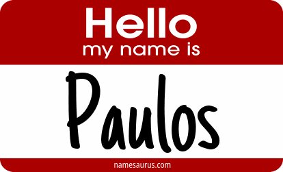Hello my name is Paulos png download
