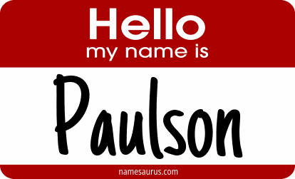 Hello my name is Paulson png download