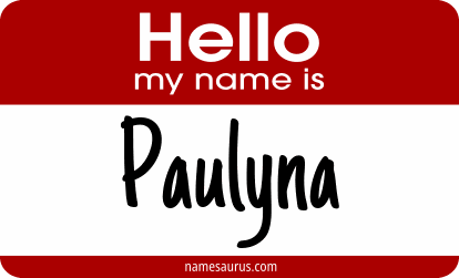 Hello my name is Paulyna png download