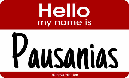 Hello my name is Pausanias png download