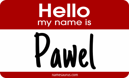 Hello my name is Pawel png download