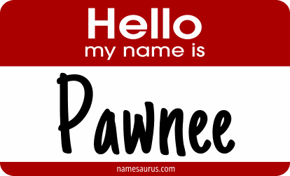 Hello my name is Pawnee png download