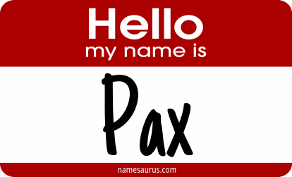 Hello my name is Pax png download