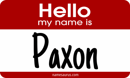 Hello my name is Paxon png download