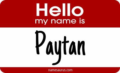 Hello my name is Paytan png download