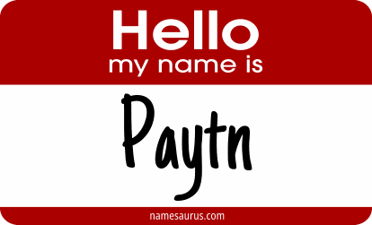 Hello my name is Paytn png download