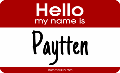 Hello my name is Paytten png download