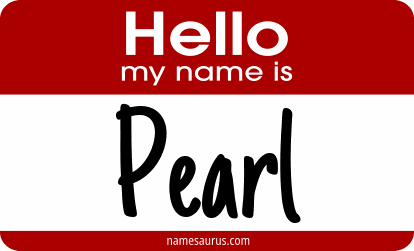 Hello my name is Pearl png download