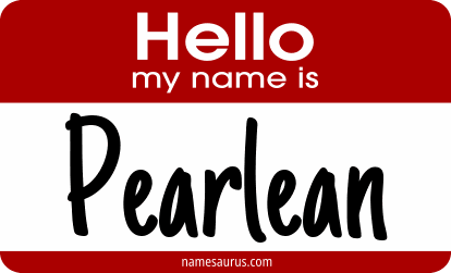 Hello my name is Pearlean png download