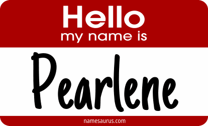 Hello my name is Pearlene png download