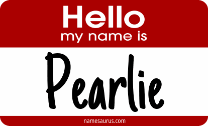 Hello my name is Pearlie png download