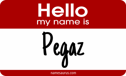 Hello my name is Pegaz png download