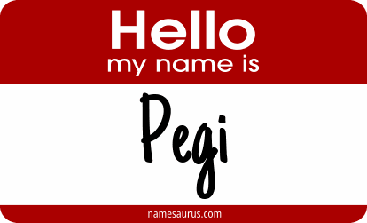 Hello my name is Pegi png download