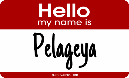 Hello my name is Pelageya png download