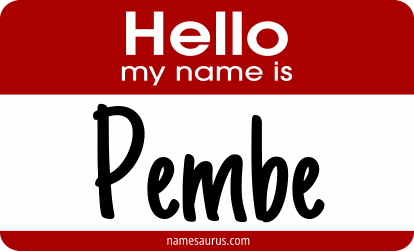 Hello my name is Pembe png download