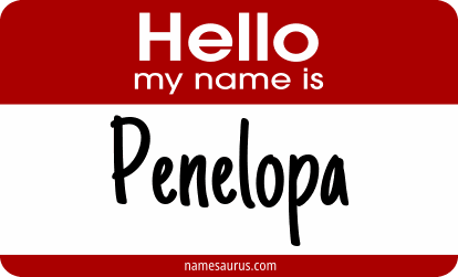 Hello my name is Penelopa png download