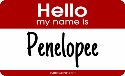 Hello my name is Penelopee png download