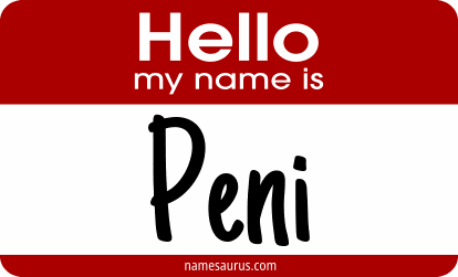 Hello my name is Peni png download
