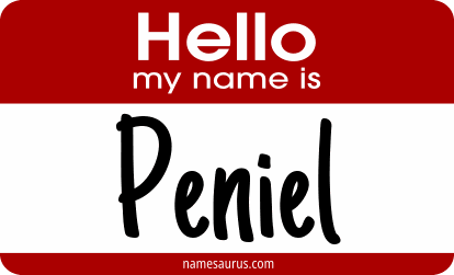 Hello my name is Peniel png download