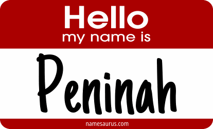 Hello my name is Peninah png download