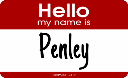 Hello my name is Penley png download