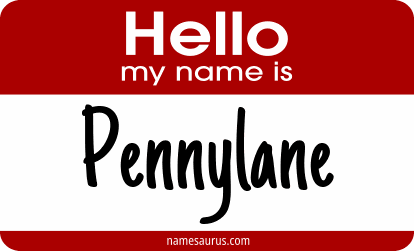 Hello my name is Pennylane png download