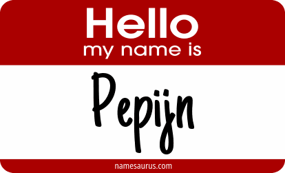 Hello my name is Pepijn png download
