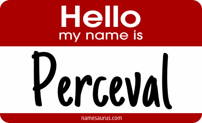 Hello my name is Perceval png download