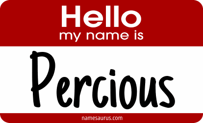 Hello my name is Percious png download