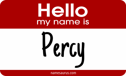 Hello my name is Percy png download