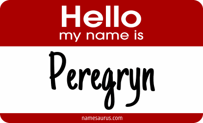 Hello my name is Peregryn png download
