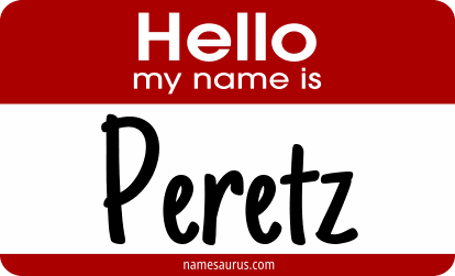 Hello my name is Peretz png download