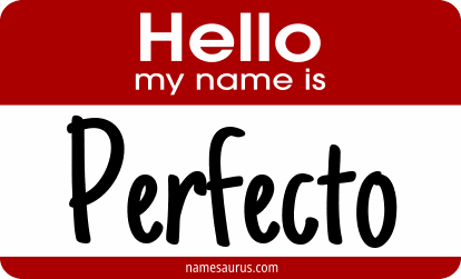 Hello my name is Perfecto png download