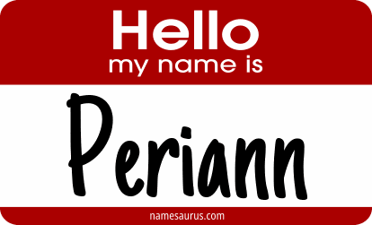 Hello my name is Periann png download