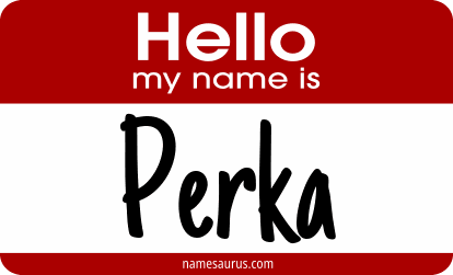 Hello my name is Perka png download