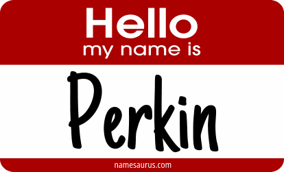 Hello my name is Perkin png download