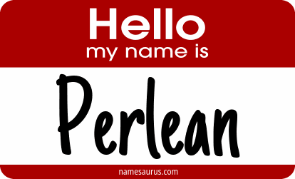 Hello my name is Perlean png download